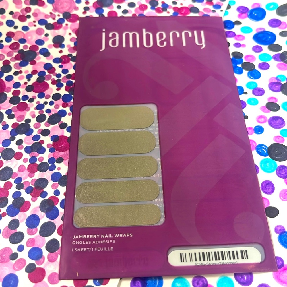 Jamberry STONE Glimmer Nail Wraps